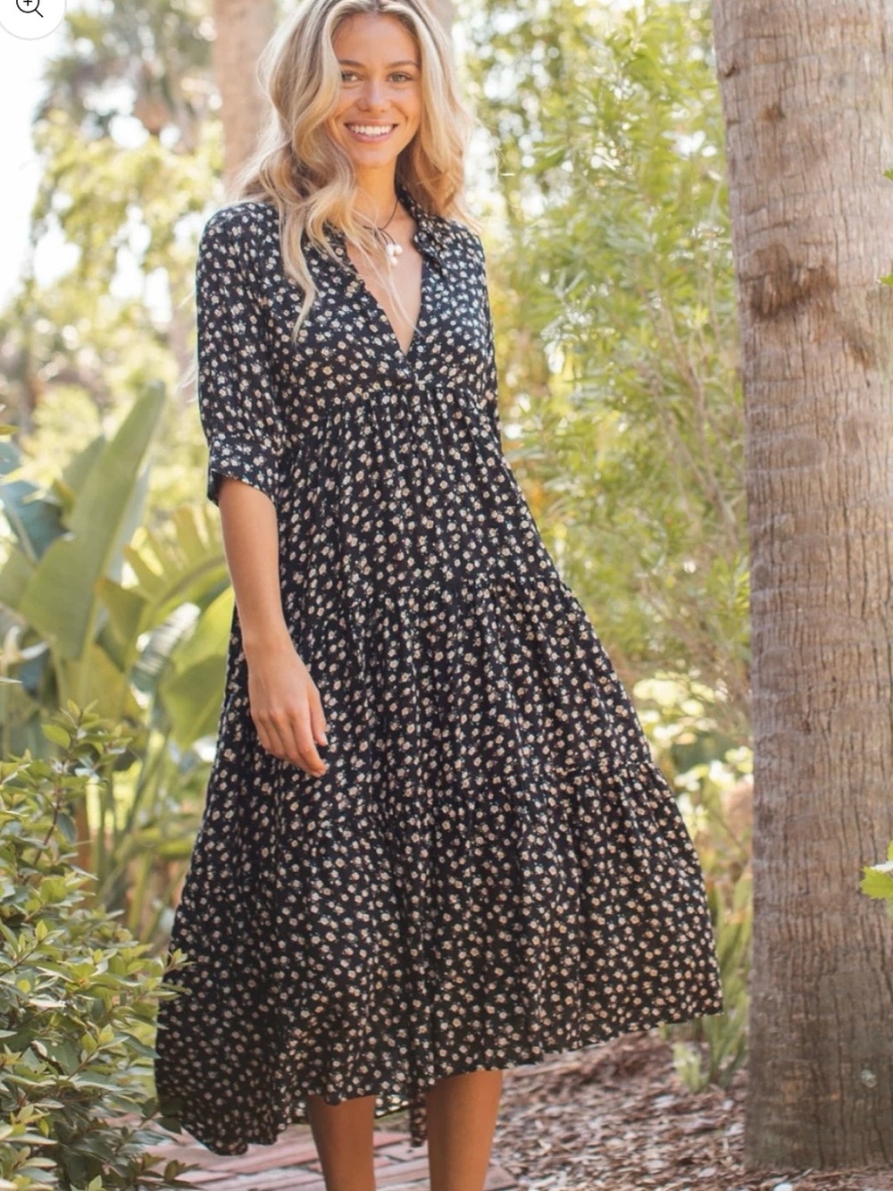 Natural Life Rebecca Midi Dress - Picture 2 of 7